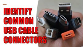 Identify USB Cable Connector Types